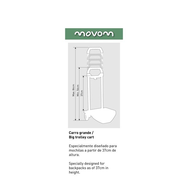 Carro escolar Movom en color azulón · Movom · El Corte Inglés