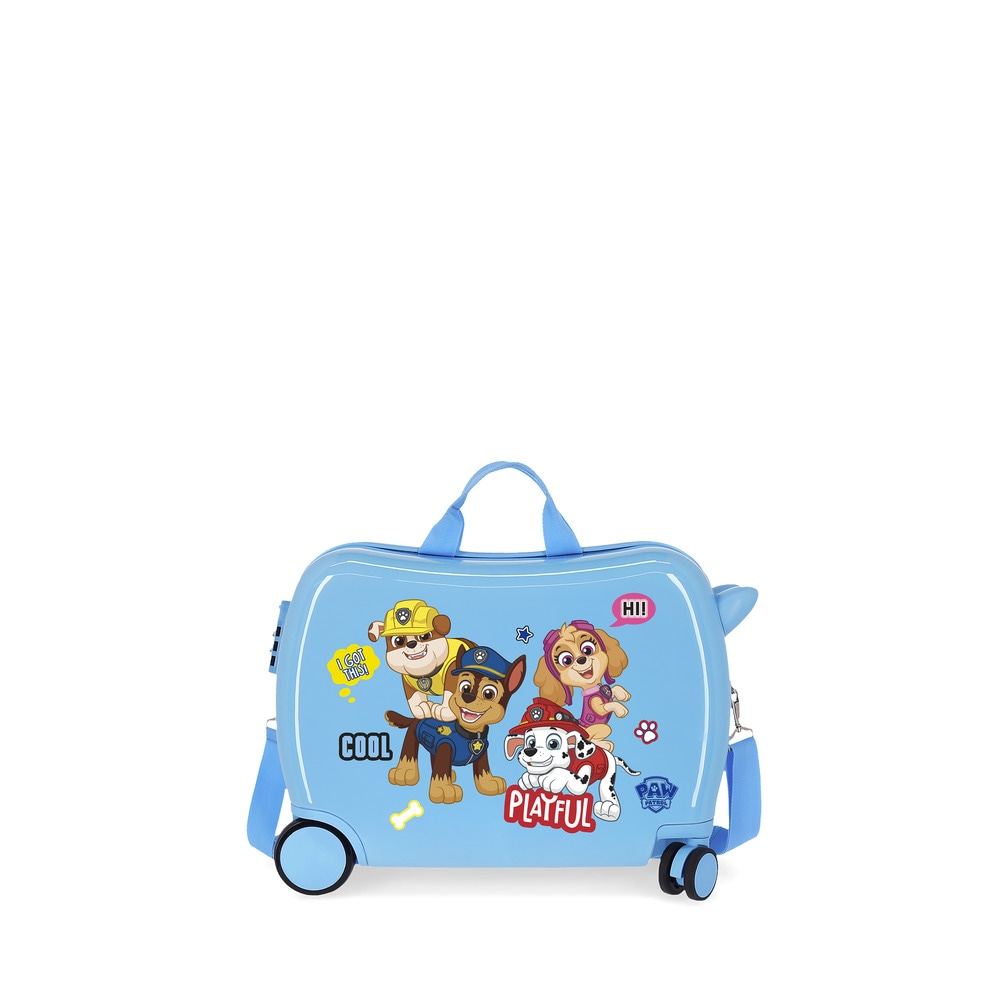 Imagen 0 de Maleta de cabina La Patrulla Canina Playful rígida con capacidad de 34L Azul