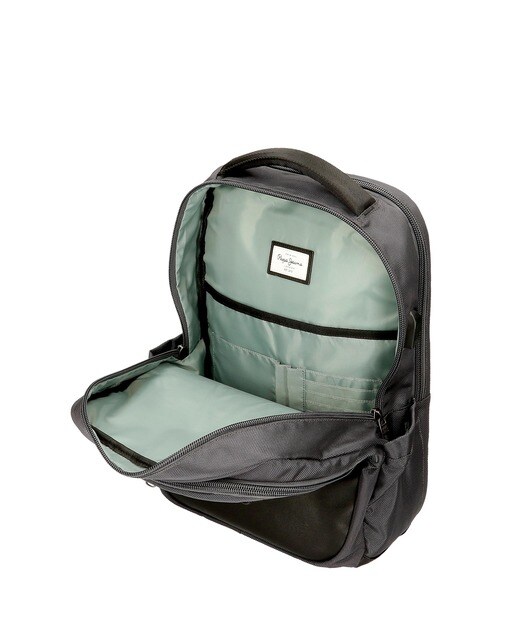 Mochila de hombre Pepe Jeans Bomber para portátil con dos compartimentos en  gris oscuro · Pepe Jeans · El Corte Inglés