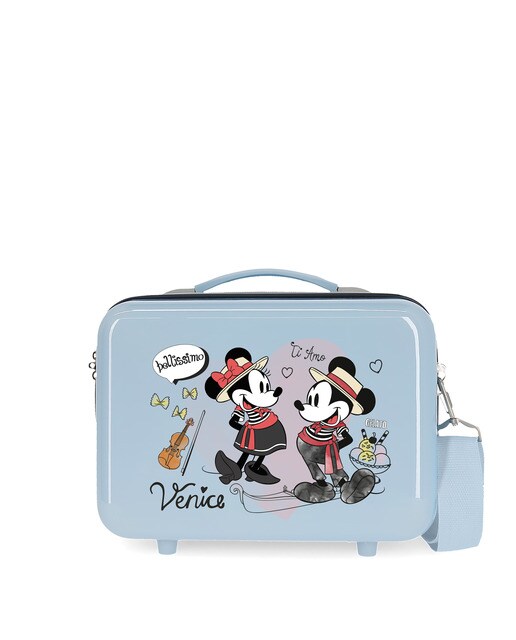 Neceser Let´s Travel Mickey \u0026 Minnie Venice ABS con capacidad de 9L ·  Disney · El Corte Inglés