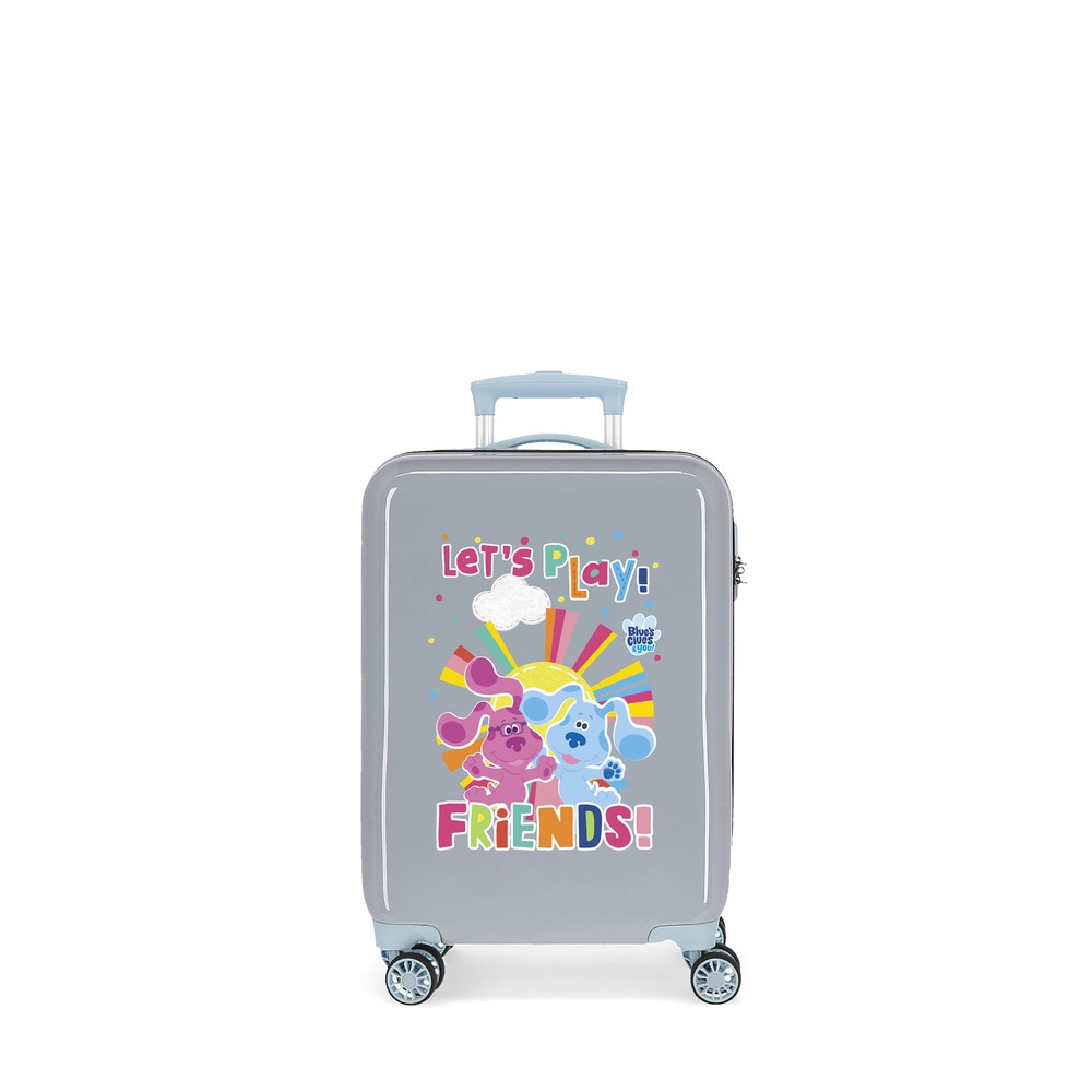 Imagen 1 de Maleta de cabina infantil Blue´s Clues & you - Sunshine and Rainbows rígida con capacidad de 34L Gris
