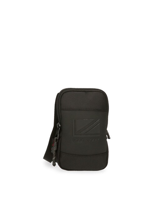 Bandolera Porta móvil de hombre Pepe Jeans Bromley en negro con bolsillo  trasero · Pepe Jeans · El Corte Inglés