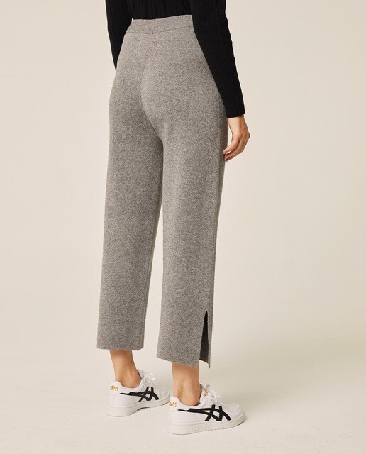 Pantalón culotte en tela de punto