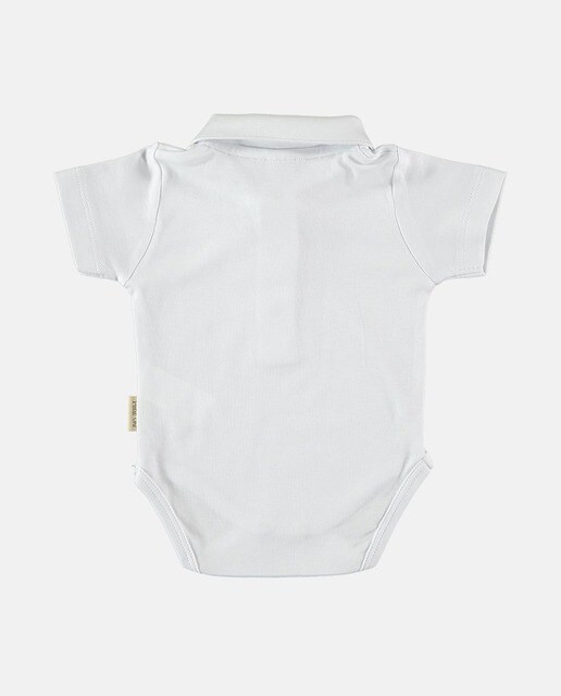 Body de bebé de manga corta en blanco con cuello polo · Petit Oh · El Corte  Inglés