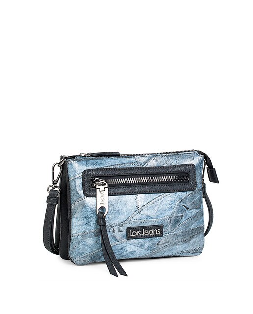 Bandolera de mujer Lois Cheaha en denim con efecto metálico · Lois · El Corte  Inglés