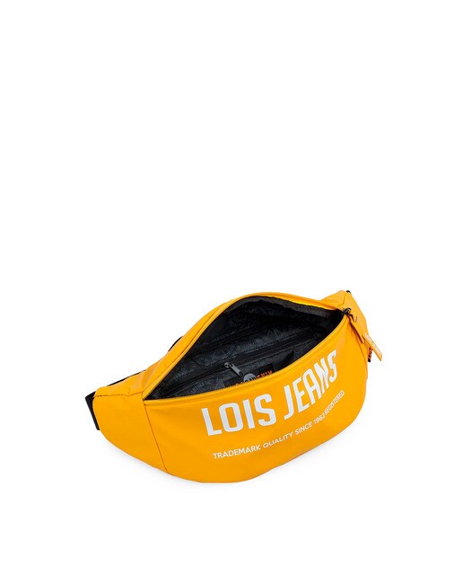 Riñonera unisex Lois Delta en color amarillo con cremallera · Lois · El  Corte Inglés