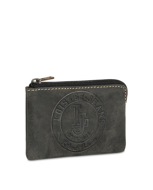 Monedero de hombre Lois Brock de piel color negro con llavero interior ·  Lois · El Corte Inglés