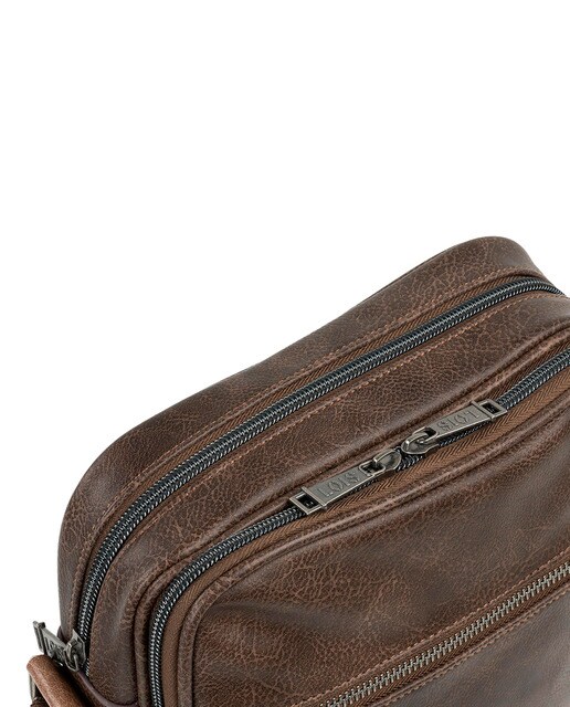 Bandolera de hombre Lois Grant color marrón · Lois · El Corte Inglés