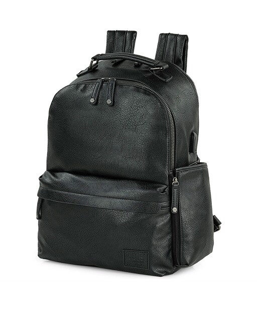 Mochila de hombre Lois Remus multifuncional en color negro con puerto USB ·  Lois · El Corte Inglés
