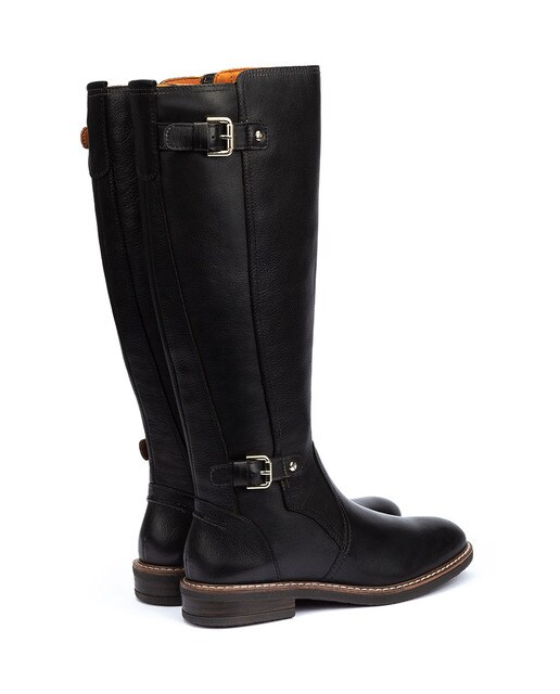 Botas de mujer Pikolinos de piel con cremallera en color negro · Pikolinos  · El Corte Inglés