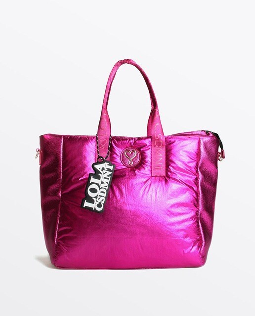 Bolso de hombro Lola Casademunt en fucsia acolchado · Lola Casademunt · El Corte Inglés