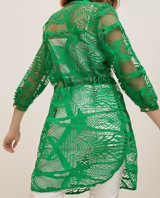 Chaqueta de mujer calada con cintura ajustable · Lola Casademunt · El Corte  Inglés