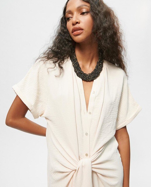 Vestido de corte largo con lazada · Lola Casademunt · El Corte Inglés