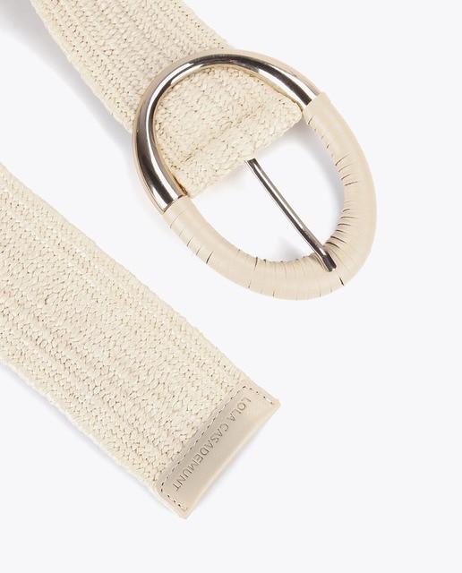 Cinturón de mujer Lola Casademunt elástico en color crudo · Lola Casademunt  · El Corte Inglés