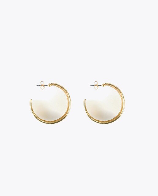 Pendientes de aro en dorado · Lola Casademunt · El Corte Inglés
