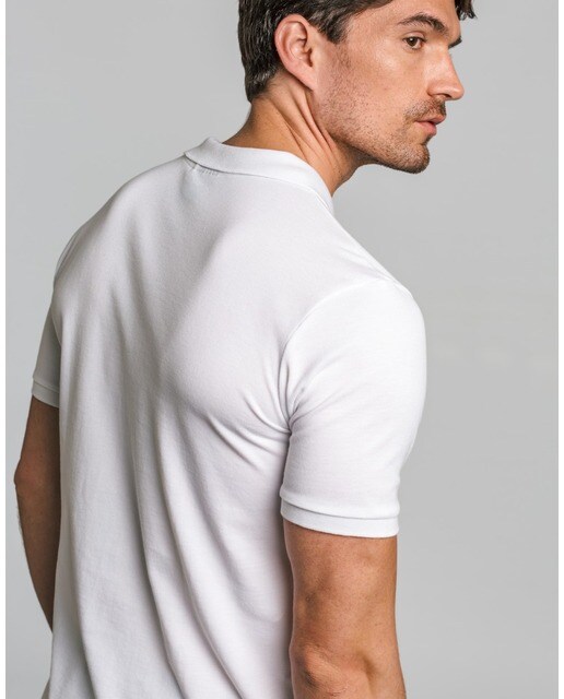 Polo de piqué de hombre en color blanco de manga corta · Skydiver · El Corte  Inglés