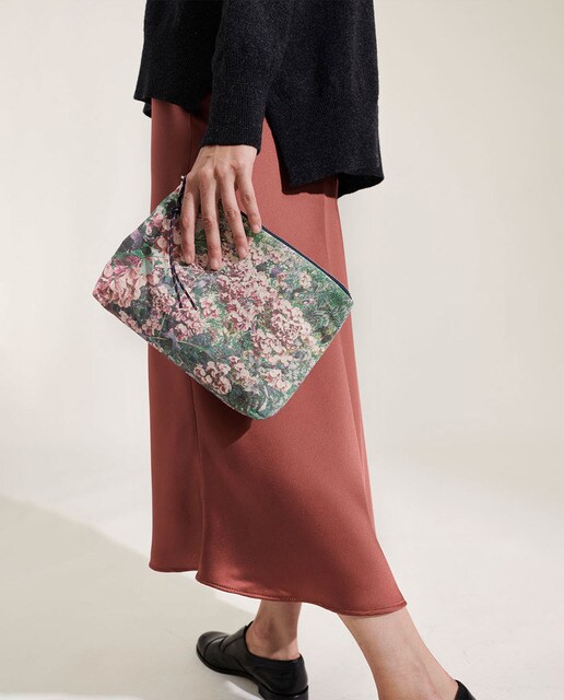Bolso de mano Zubi de algodón con estampado de tamaño mediano · Zubi · El  Corte Inglés