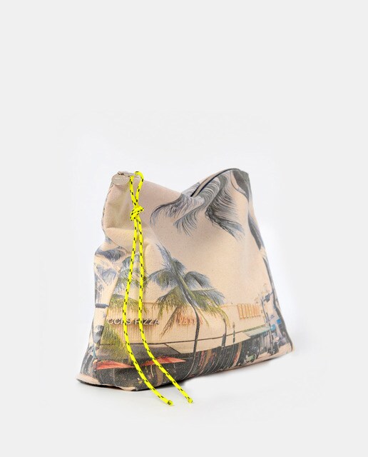 Bolso de mano grande con estampado · Zubi · El Corte Inglés