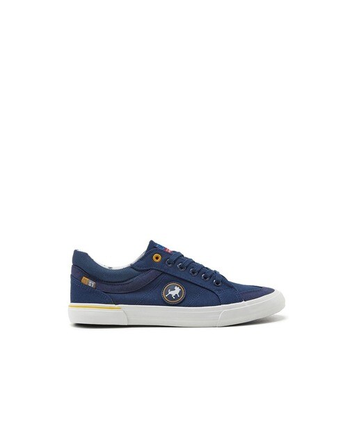 Zapatillas de lona de hombre en color azul con cierre de cordones · Lois ·  El Corte Inglés