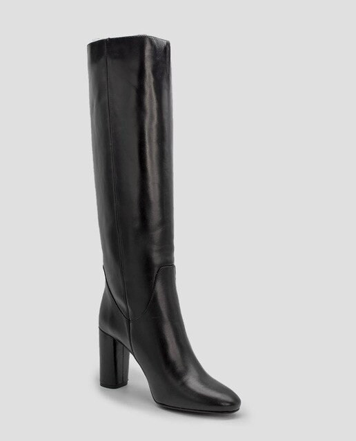 Botas de mujer de piel en color negro · KMB · El Corte Inglés