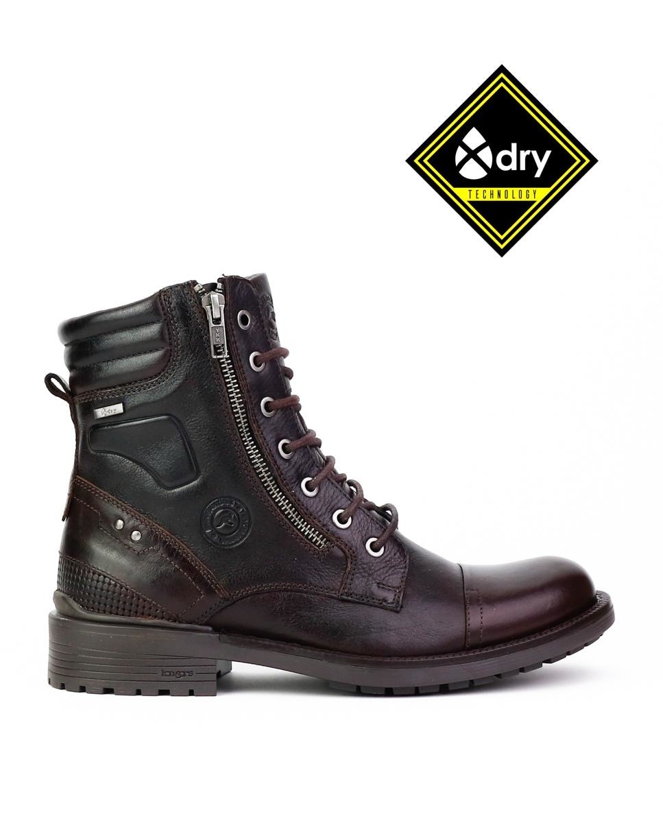 Botas de hombre Kangaroos de piel con cremallera en marrón · Kangaroos · El Corte Inglés Botas de hombre Kangaroos de piel con cremallera en marrón · Kangaroos · El Corte Inglés