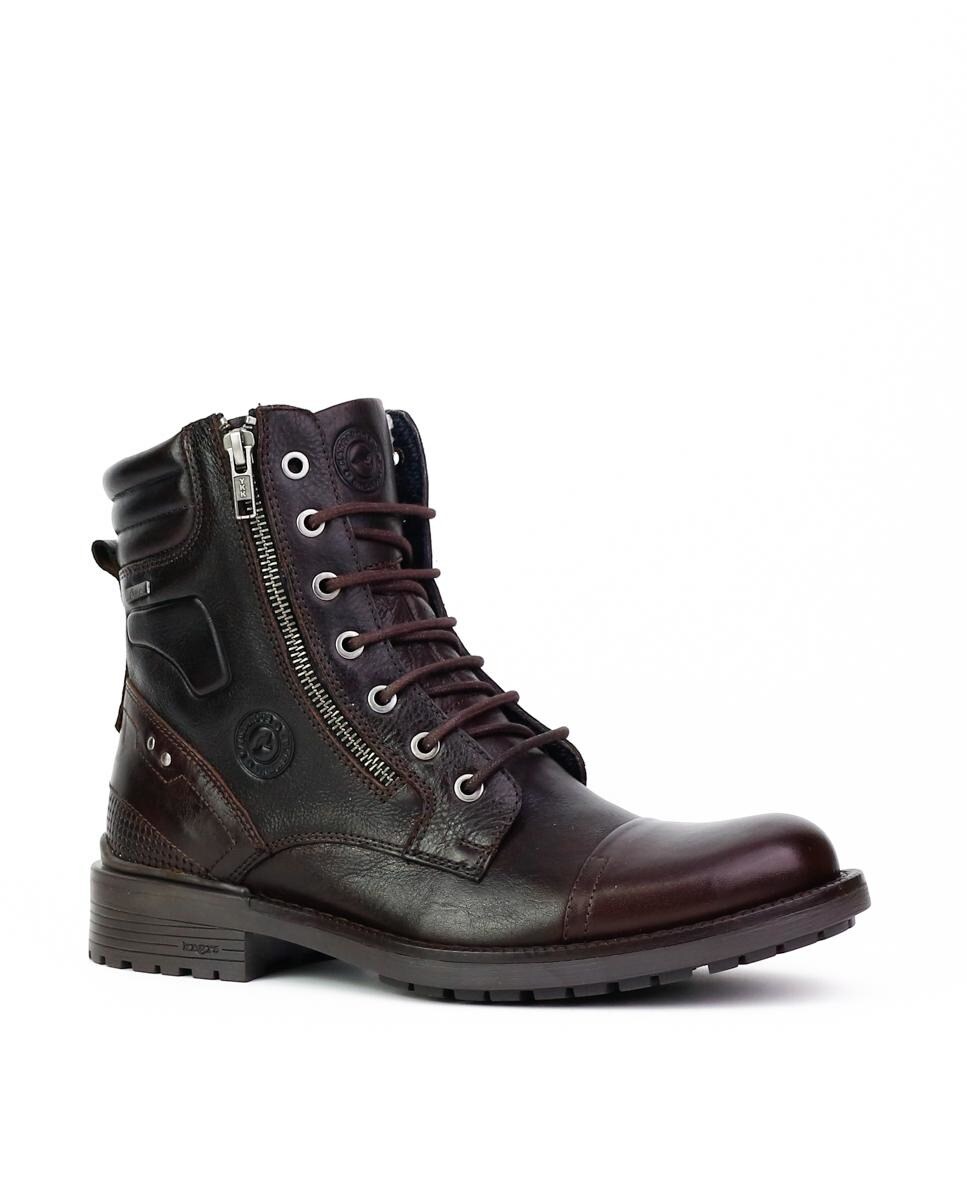 Botas de hombre Kangaroos de piel con cremallera en marrón · Kangaroos · El Corte Inglés Botas de hombre Kangaroos de piel con cremallera en marrón · Kangaroos · El Corte Inglés