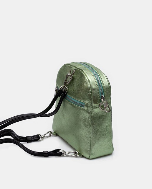 Mochila pequeña de mujer Alea Spero convertible en bolso en piel color  verde · Alea Spero · El Corte Inglés