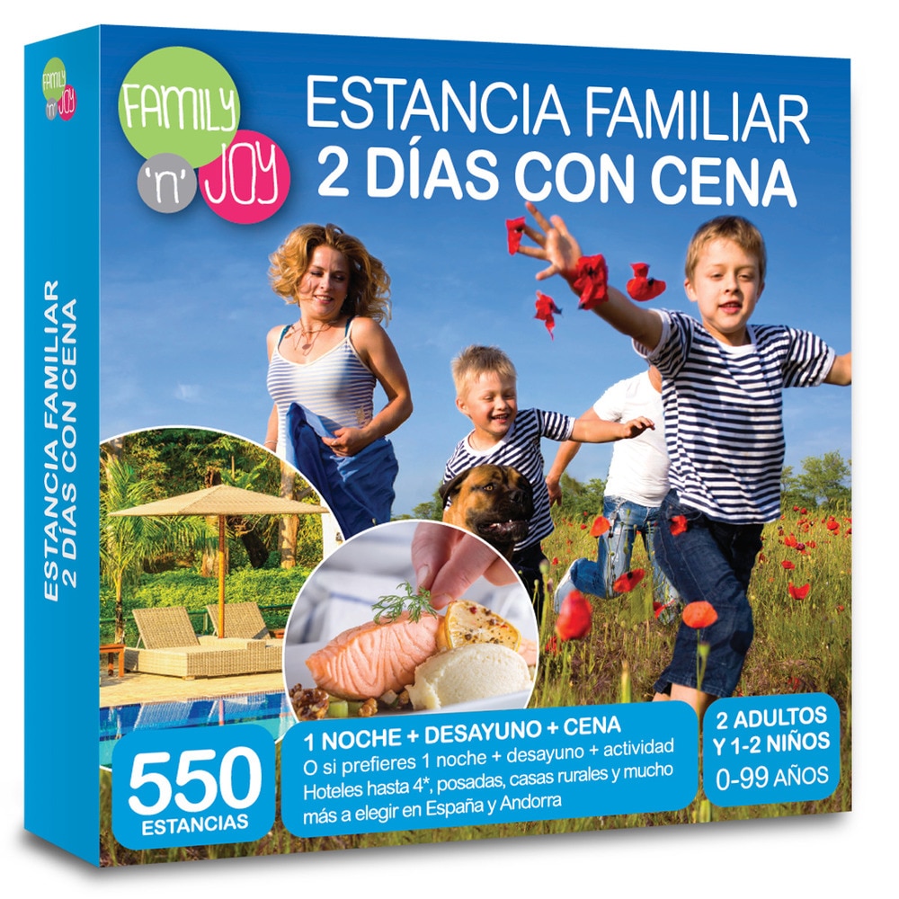 NJOY Experiences Caja Regalo Estancia familiar 2 días con cena 1
