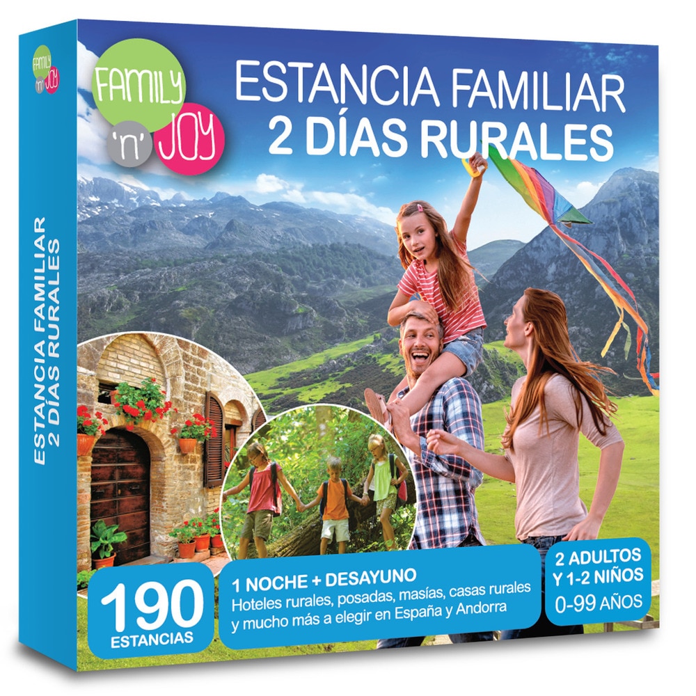 Imagen 0 de NJOY Experiences Caja Regalo Estancia familiar 2 días Rurales