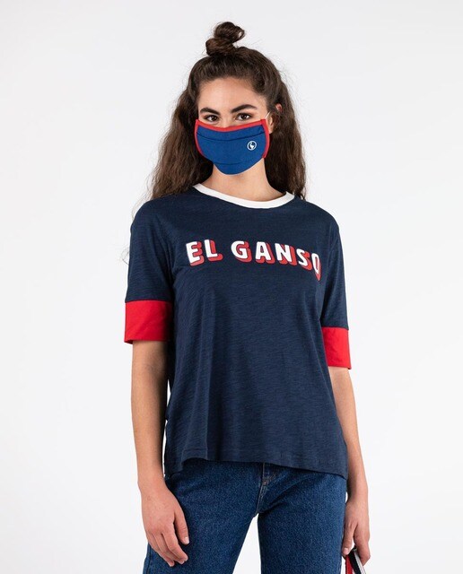 Camiseta de mujer de manga corta con logo frontal · El Ganso Camisas EL GANSO Mujer | Compra Online en