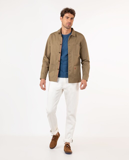Chaqueta de hombre estilo sobrecamisa en color camel · El Ganso · El Corte  Inglés