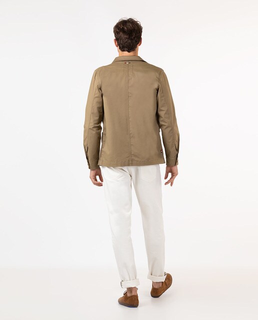 Chaqueta de hombre estilo sobrecamisa en color camel · El Ganso · El Corte  Inglés