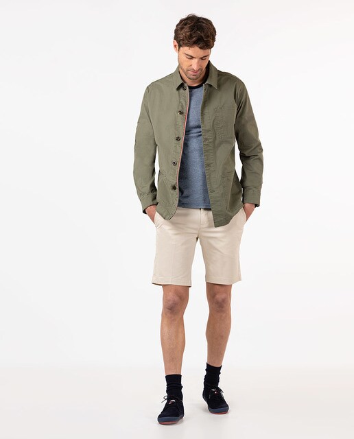 Chaqueta de hombre estilo sobrecamisa en color verde · El Ganso · El Corte  Inglés