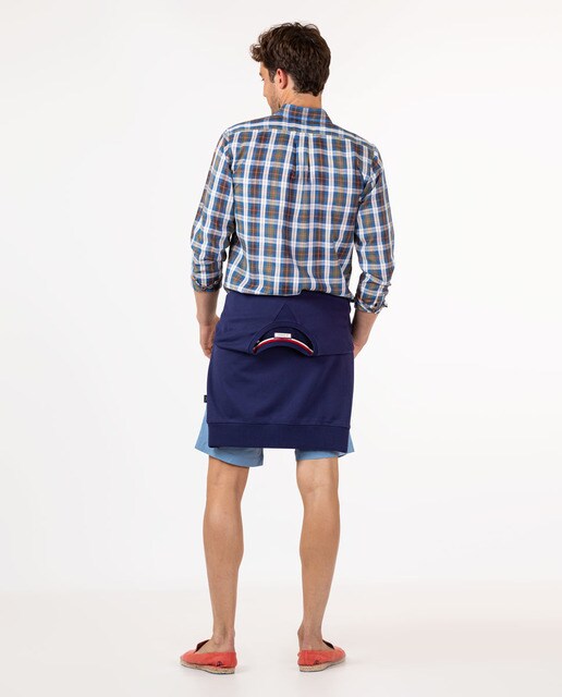 Camisa de hombre regular de cuadros en color azul · El Ganso · El Corte  Inglés