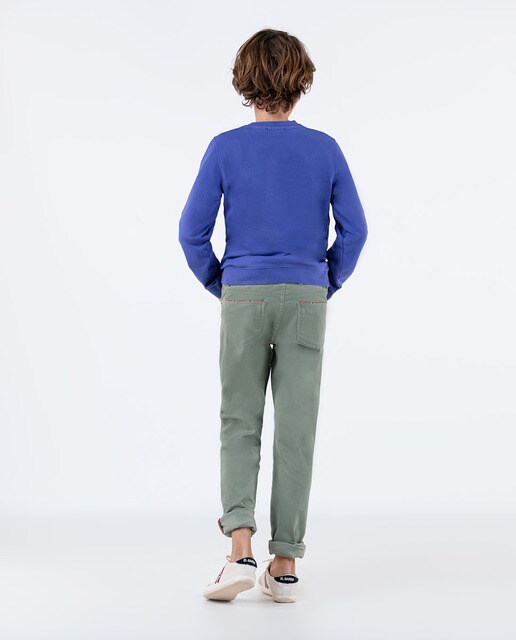 Sudadera de niño en color azul con cuello redondo · El Ganso · El Corte  Inglés