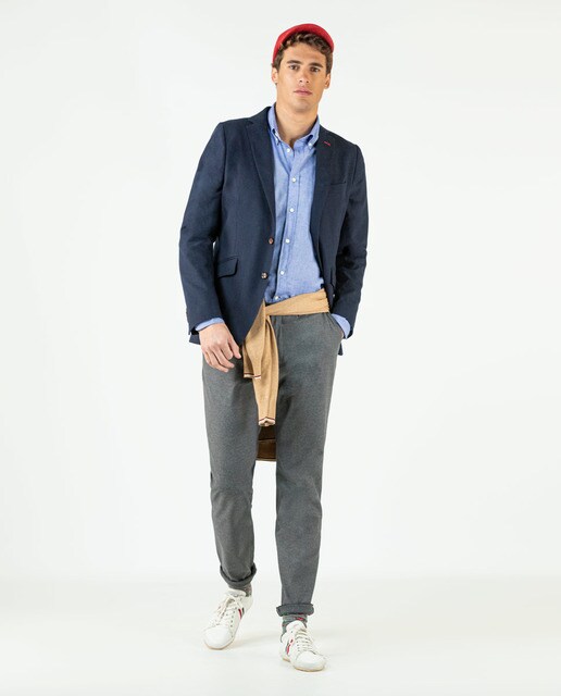 Pantalón de vestir de hombre regular en color gris · El Ganso · El Corte  Inglés