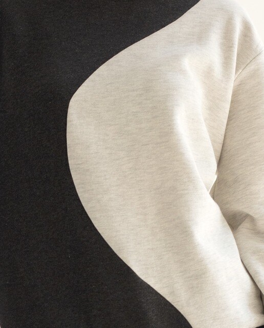 Sudadera de mujer combinada sin capucha · The-Are · El Corte Inglés