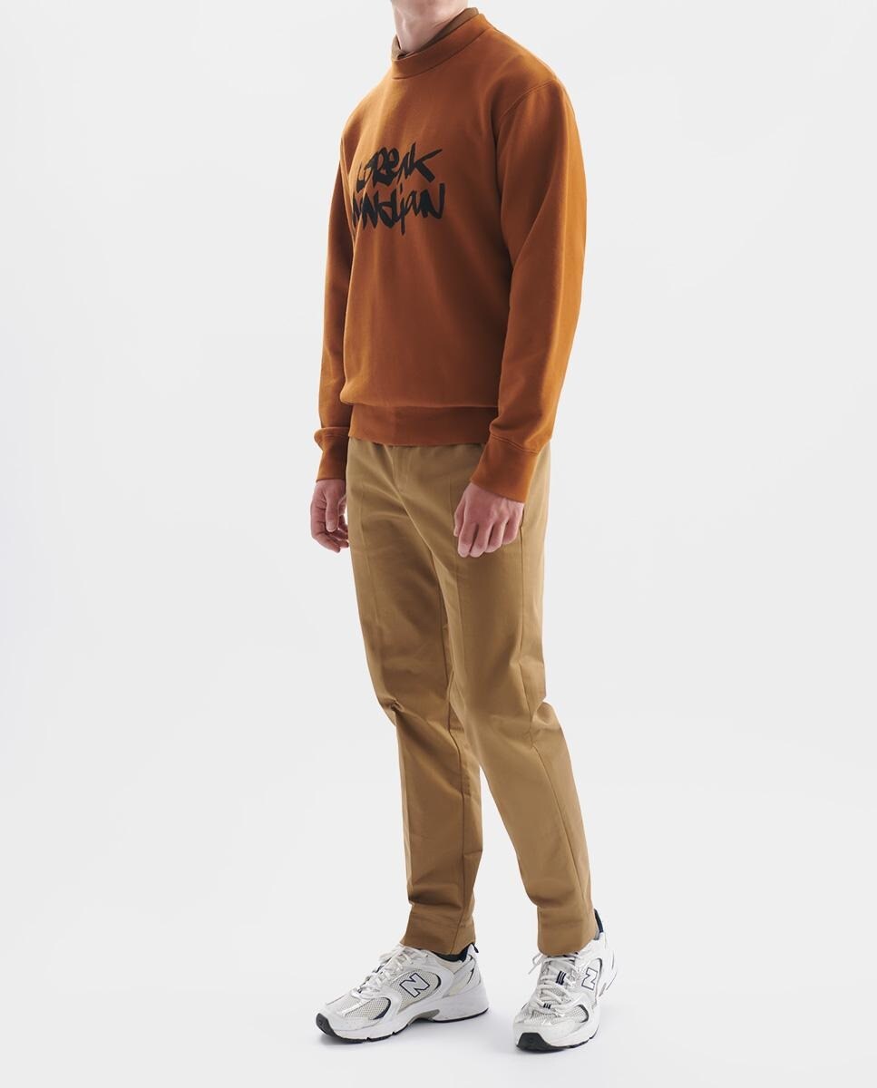 Sudaderas Hombre Marron Sudadera Con Capucha ZARA Hombre Cómoda