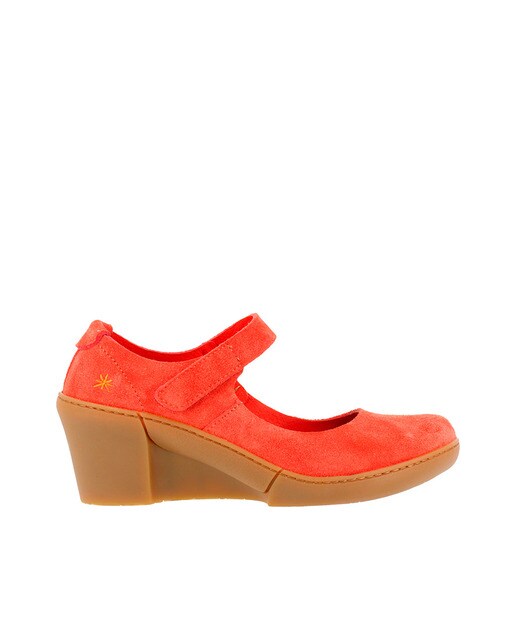 Zapatos de salón de mujer de piel en color coral · ART · El Corte Inglés