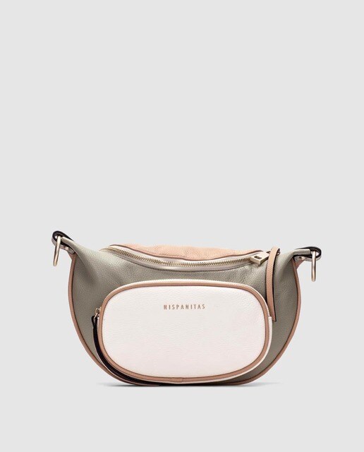 Bolso de hombro con multiples bolsillos y cierre de cremallera · Hispanitas  · El Corte Inglés