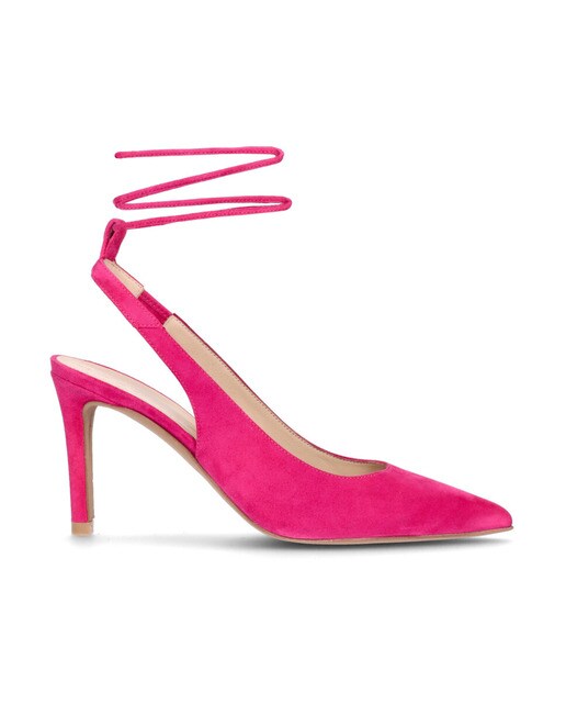 Zapatos de salón de mujer destalonados en ante fucsia · Mascaró · El Corte  Inglés