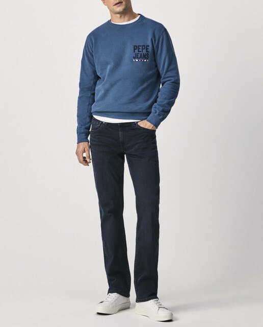 Sudadera de hombre color azul Pepe Jeans