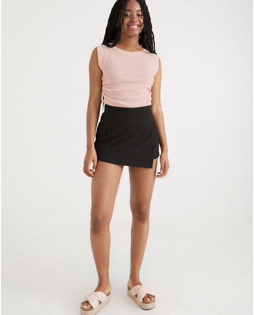 Falda pantalón corta lista · Inside · El Corte Inglés