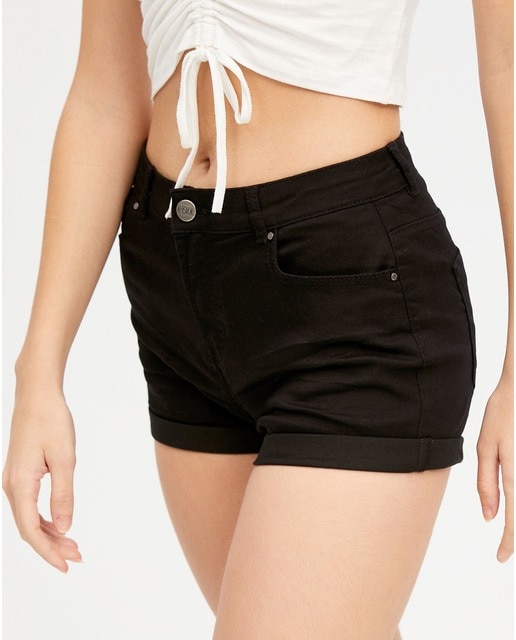 Short denim encaje | Shorts y Bermudas Mujer | INSIDE