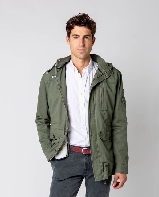 parka borrego hombre