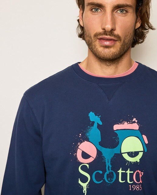 SUDADERA LOGO CORAL - Scotta 1985 - Mr. B