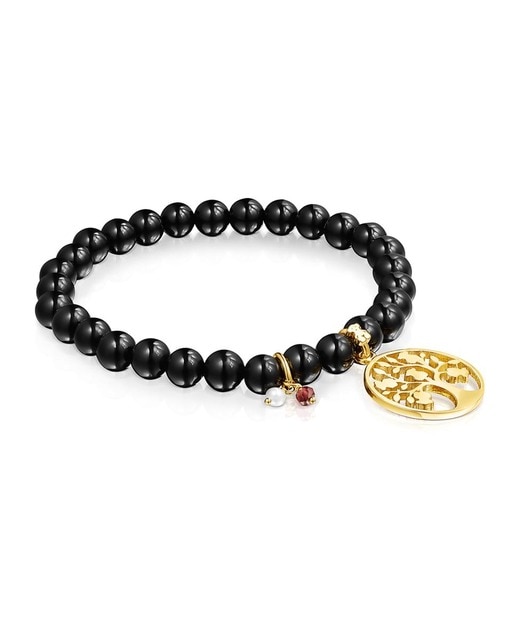 Pulsera elástica Tous Good Vibes árbol de la vida de plata vermeil · Tous · El  Corte Inglés