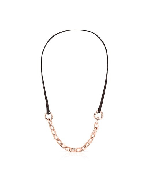 Collar Hold Tous Gargantilla Cuero Tous Choker Cadena Hold Tous