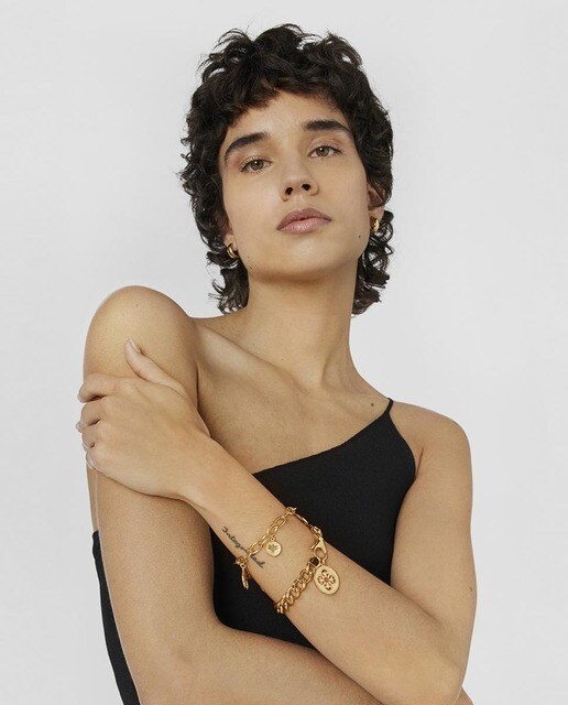 Pulsera Tamara Falcó X TOUS medallas y gemas de plata vermeil · Tous · El  Corte Inglés