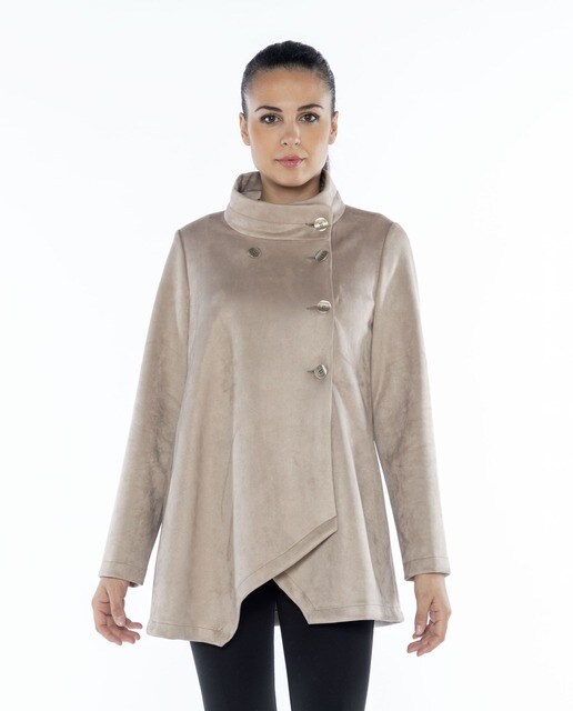 Chaqueta de mujer de neopreno de corte amplio · FSH · El Corte Inglés